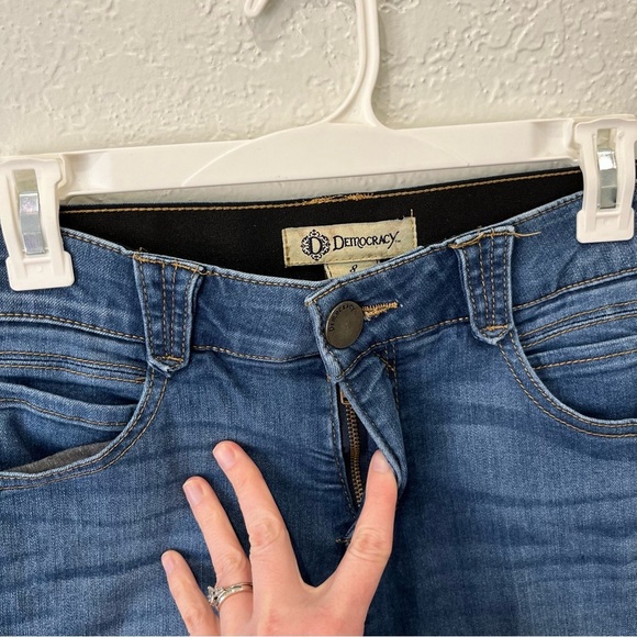 Democracy Jeans Women's 8 Absoultion Skinny Leg Mid Rise Denim Ankle Jeggings - Picture 5 of 7